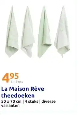 Action La Maison Rêve theedoeken aanbieding