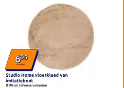 Action Studio Home vloerkleed van imitatiebont aanbieding
