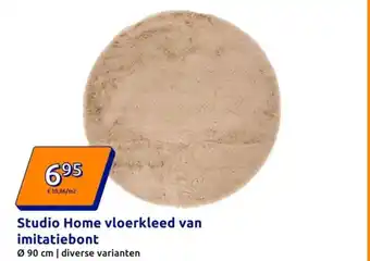 Action Studio Home vloerkleed van imitatiebont aanbieding