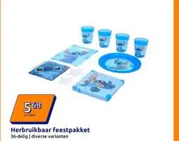 Action Herbruikbaar feestpakket aanbieding