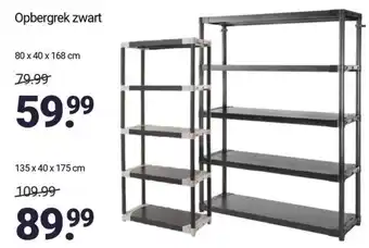Inter Chalet Opbergrek zwart aanbieding