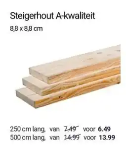 Inter Chalet Steigerhout A-kwaliteit aanbieding