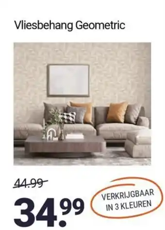 Inter Chalet Vliesbehang Geometric aanbieding