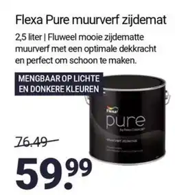 Inter Chalet Flexa Pure muurverf zijdemat aanbieding