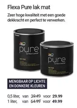 Inter Chalet Flexa Pure lak mat aanbieding
