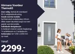 Inter Chalet Hörmann Voordeur Thermo65 aanbieding