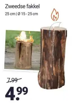 Inter Chalet Zweedse fakkel aanbieding