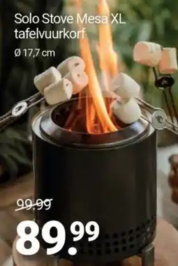 Inter Chalet Solo Stove Mesa XL tafelvuurkorf aanbieding