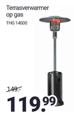Inter Chalet Terrasverwarmer op gas THG 14000 aanbieding