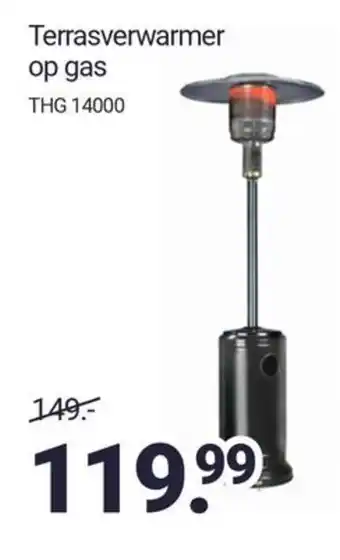 Inter Chalet Terrasverwarmer op gas THG 14000 aanbieding