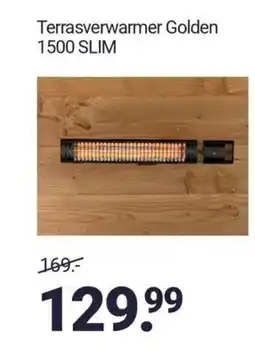 Inter Chalet Terrasverwarmer Golden 1500 SLIM aanbieding