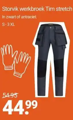 Inter Chalet Storvik werkbroek Tim stretch aanbieding