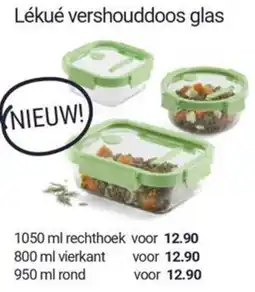 Inter Chalet Lékué vershouddoos glas aanbieding