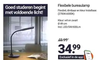 Inter Chalet Flexibele bureaulamp aanbieding