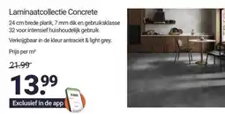 Inter Chalet Laminaatcollectie Concrete aanbieding