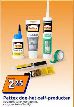 Action Pattex doe het zelf producten aanbieding