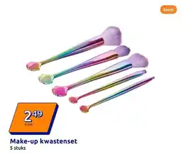 Action Make-up kwastenset aanbieding