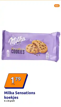 Action Milka Sensations koekjes aanbieding