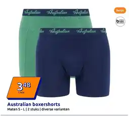 Action Australian boxershorts aanbieding