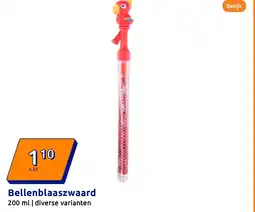 Action Bellenblaaszwaard aanbieding