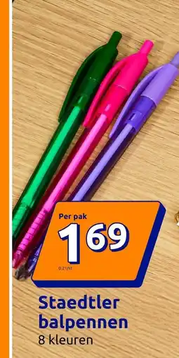 Action Staedtler balpennen aanbieding