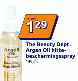 Action The Beauty Dept. Argan Argan Oil hitte beschermingsspray aanbieding