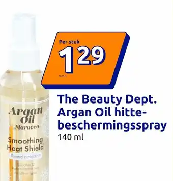 Action The Beauty Dept. Argan Argan Oil hitte beschermingsspray aanbieding