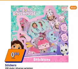 Action Stickers aanbieding
