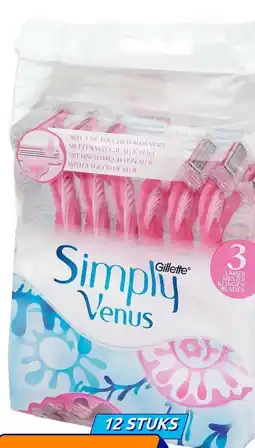Action Gillette Simply Venus scheermesjes aanbieding