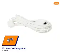 Action Pro-max verlengsnoer aanbieding