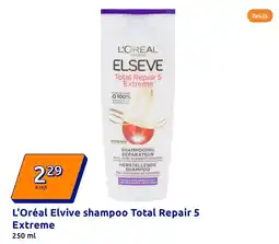 Action L'Oréal Elvive shampoo Total Repair 5 Extreme aanbieding