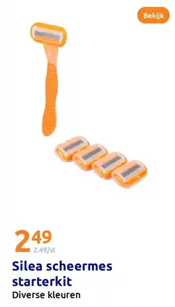 Action Silea scheermes starterkit aanbieding