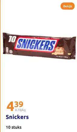Action Snickers aanbieding