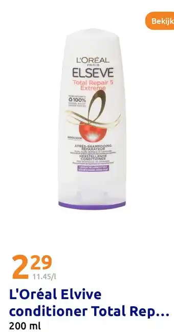 Action L'Oréal Elvive conditioner Total Rep aanbieding