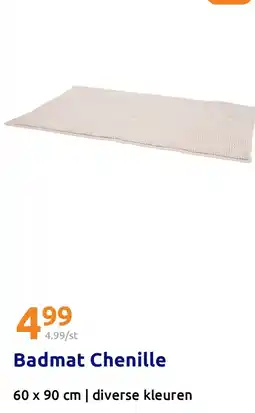 Action Badmat Chenille aanbieding