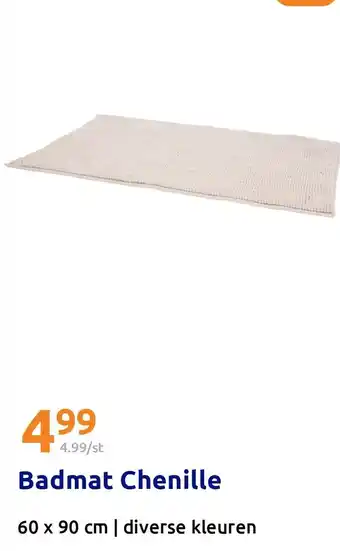 Action Badmat Chenille aanbieding