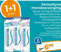 Trekpleister Sensodyne mondverzorging aanbieding
