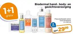 Trekpleister Biodermal hand, body en gezichtsverzorging aanbieding