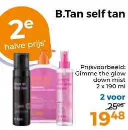 Trekpleister B.Tan self tan aanbieding