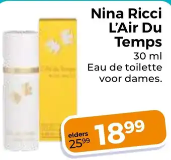 Trekpleister Nina Ricci L'Air Du Temps aanbieding