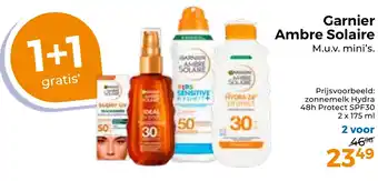 Trekpleister Garnier Ambre Solaire aanbieding