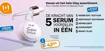 Trekpleister Olay Super Serum aanbieding