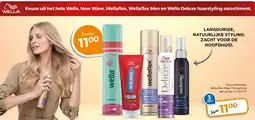 Trekpleister Keuze uit het hele Wella, New Wave, Wellaflex, Wellaflex Men en Wella Deluxe haarstyling assortiment. aanbieding