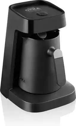 Bol.com OK0013-K OKKA Minio Jet Turkish Coffee Machine - Chrome | Half automatisch Turks koffiezetapparaat aanbieding