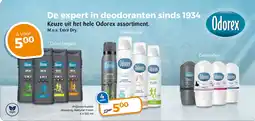 Trekpleister Keuze uit het hele Odorex assortiment aanbieding