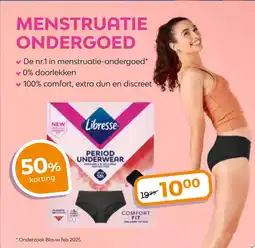 Trekpleister Libresse menstruatie ondergoed aanbieding