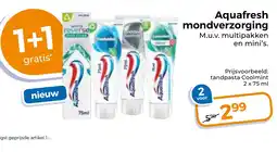 Trekpleister Aquafresh mondverzorging aanbieding