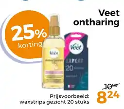 Trekpleister Veet ontharing aanbieding