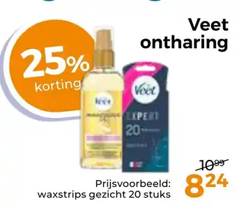 Trekpleister Veet ontharing aanbieding