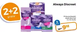 Trekpleister Always Discreet aanbieding